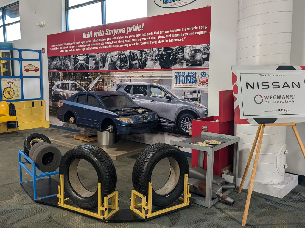 Wheels Exhibit at Discovery Center